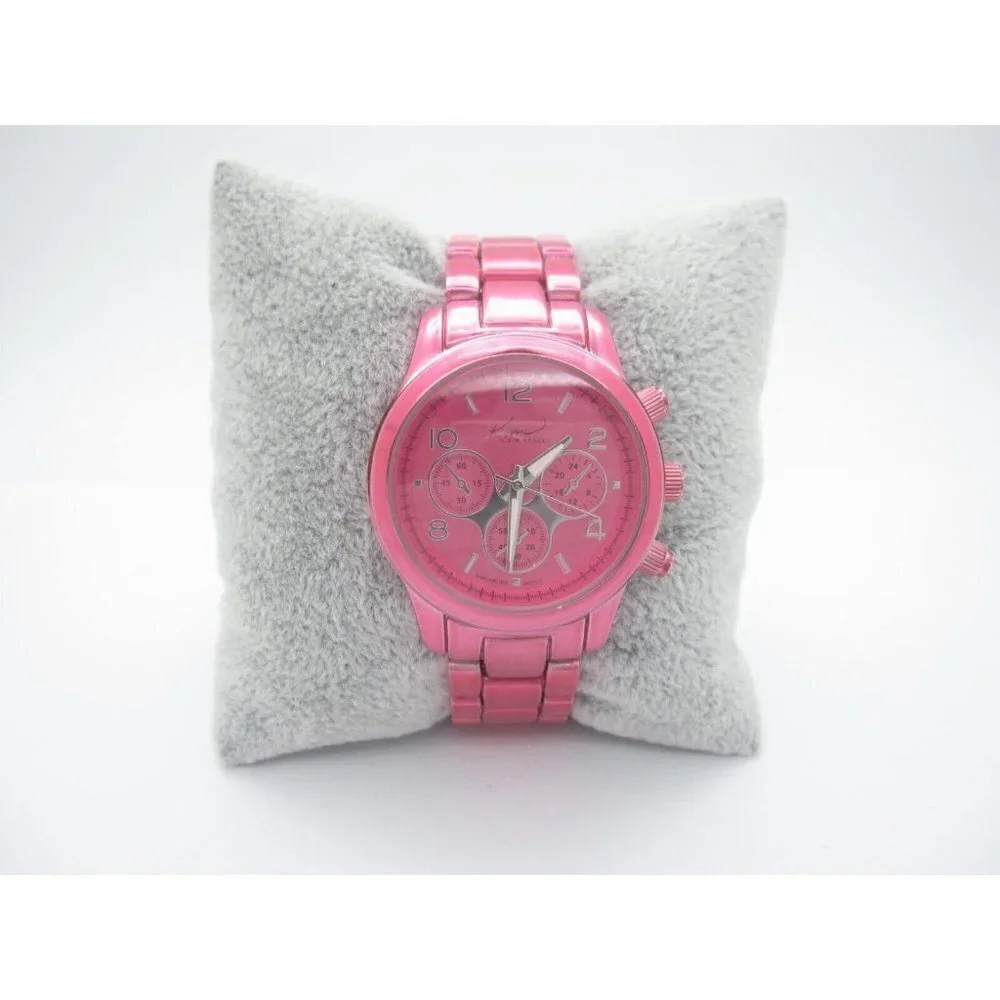 Women's Kim Rogers  Analog 35mm Dial Causal Round Watch (D978)